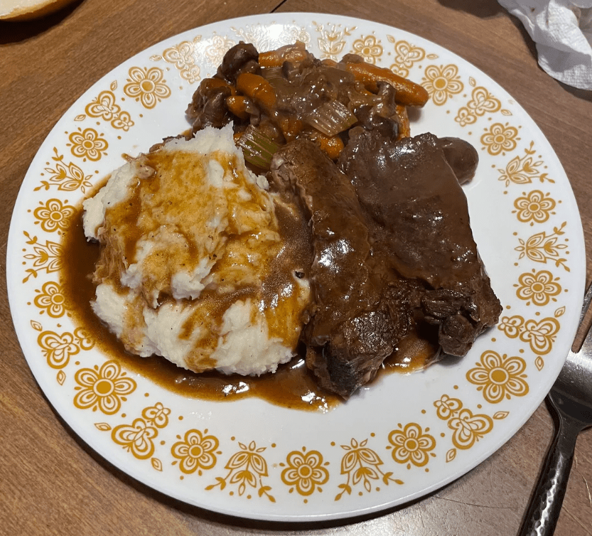 Dutch oven pot roast