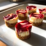 Berry Swirl Cheesecake Bites