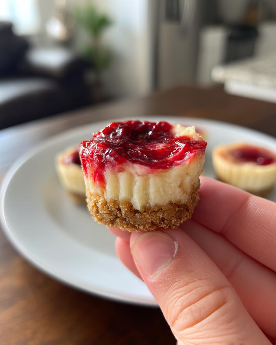 Berry Swirl Cheesecake Bites - detail 3