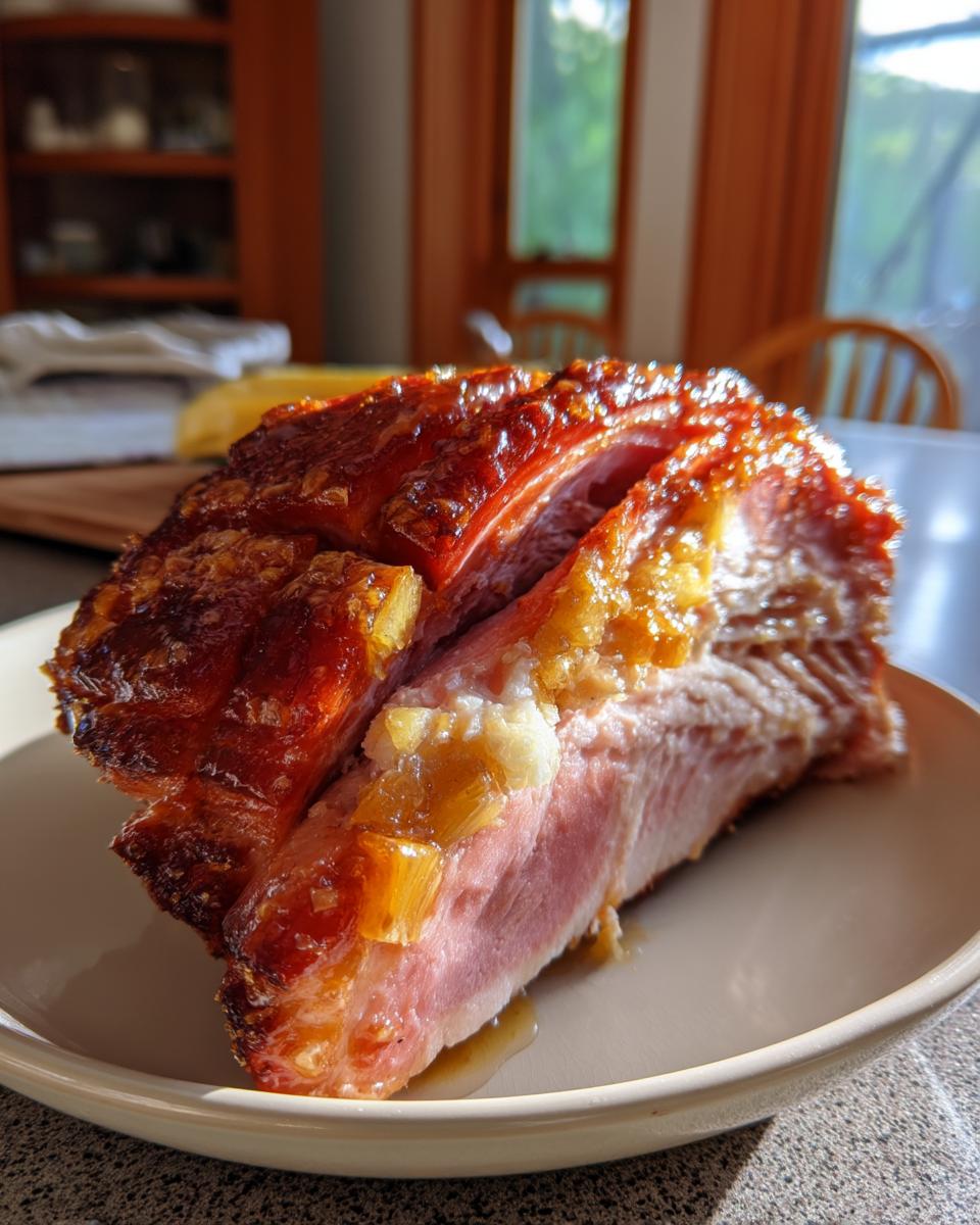 Brown Sugar Pineapple Ham - in the Crock-Pot!! - detail 1