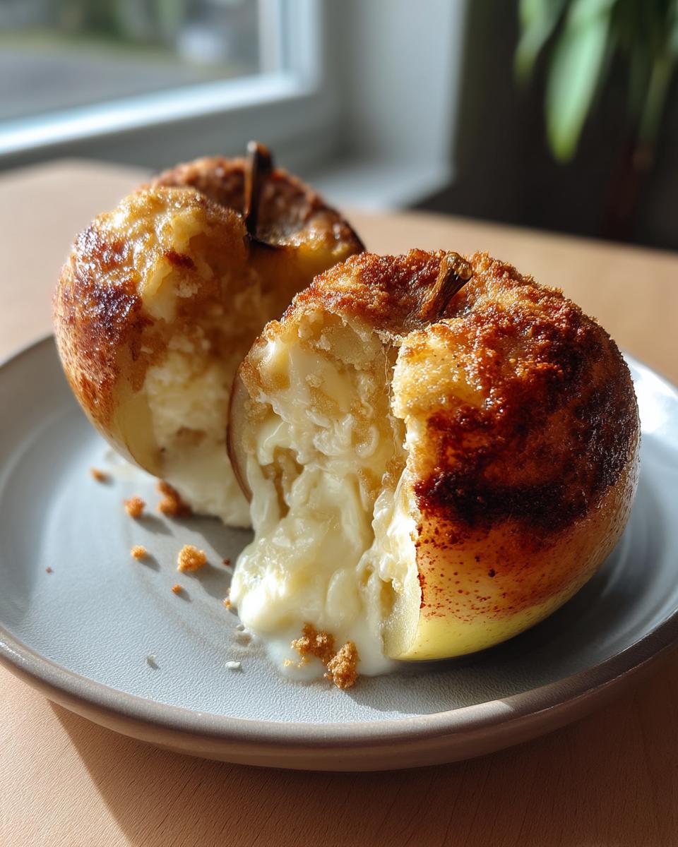 Cheesecake Stuffed Baked Apples - detail 1