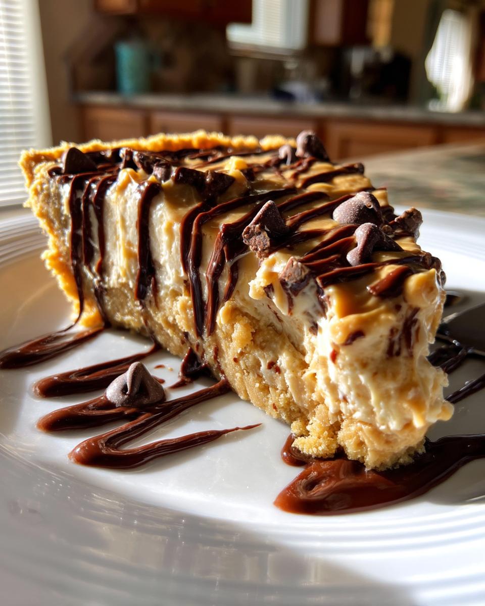 Chocolate Chip Peanut Butter Pie - detail 2