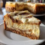 Cinnamon Roll Cheesecake with Cream Cheese Icing