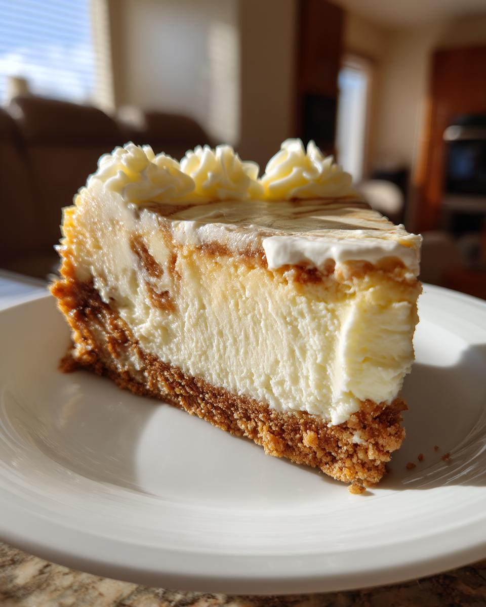 Cinnamon Roll Cheesecake with Cream Cheese Icing - detail 2