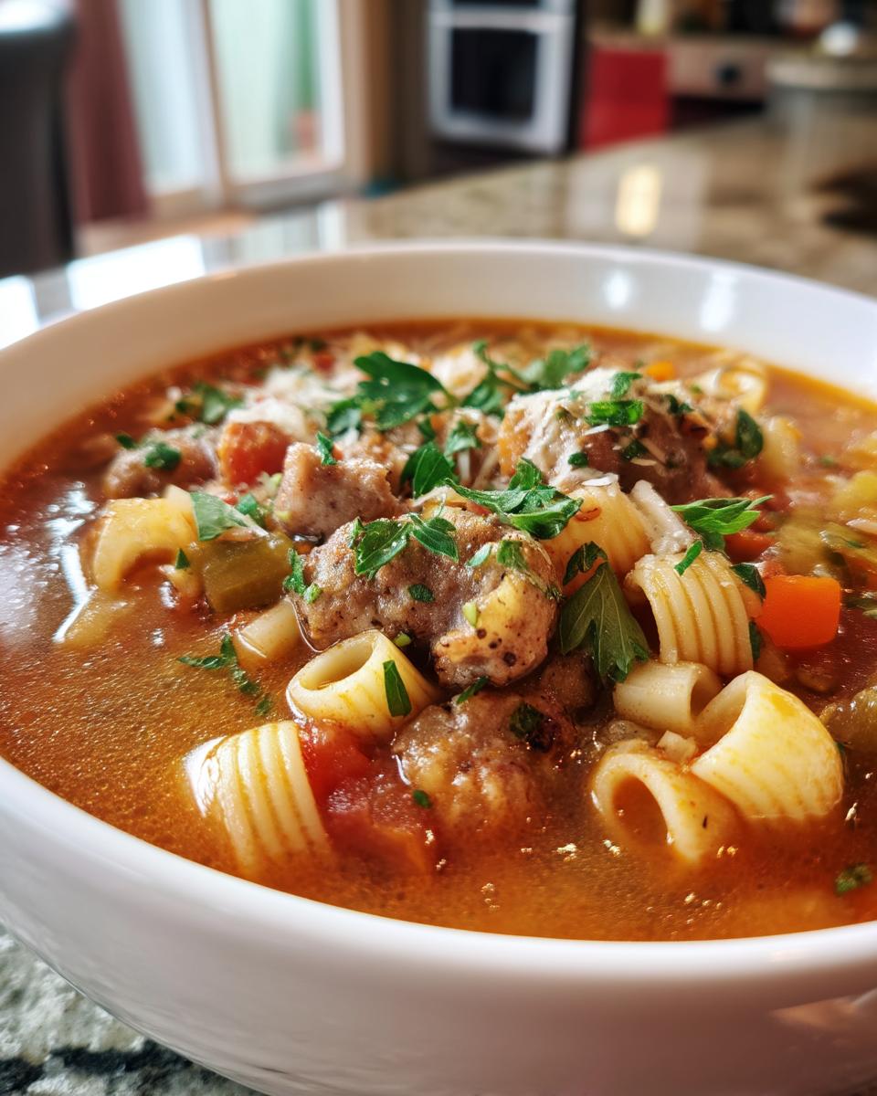 Cozy Italian Sausage Soup - detail 1