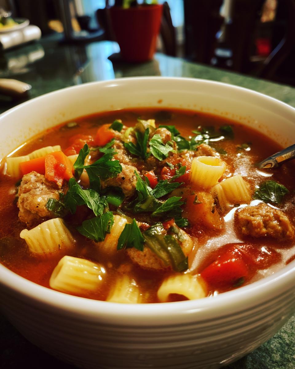 Cozy Italian Sausage Soup - detail 4