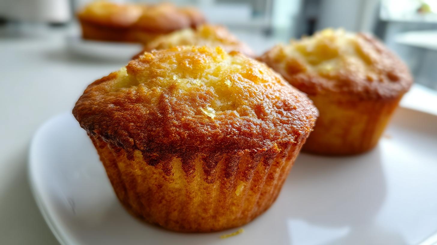 Extra Fluffy Lemon Muffins - detail 1