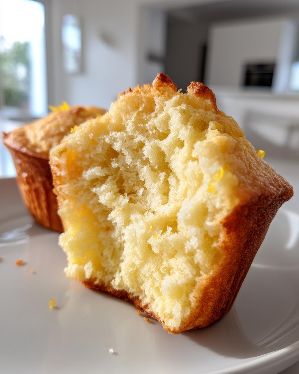 Extra Fluffy Lemon Muffins - detail 2