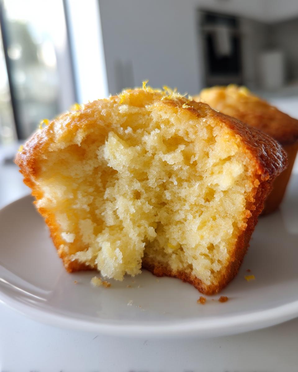 Extra Fluffy Lemon Muffins - detail 4