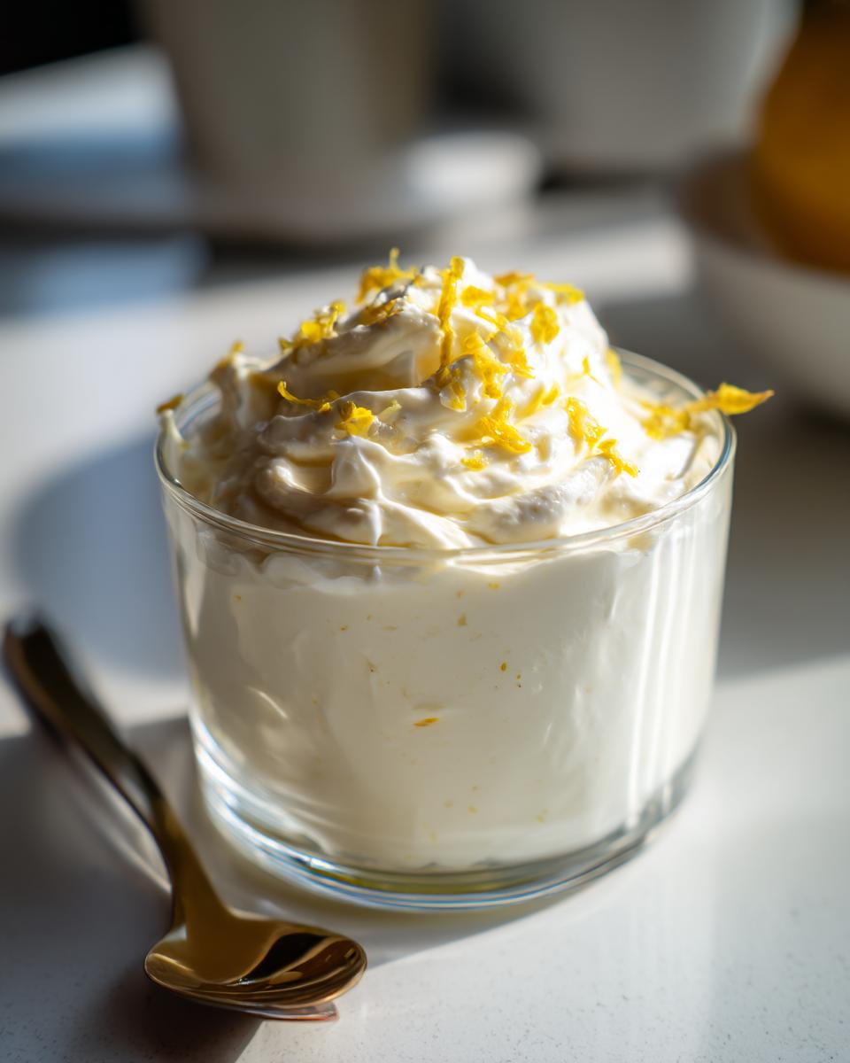 Lemon Cheesecake Mousse - detail 3