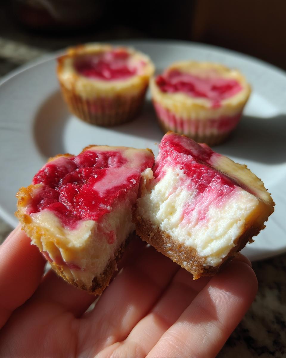 Luscious Lemon Raspberry Swirl Cheesecake Cups - detail 2