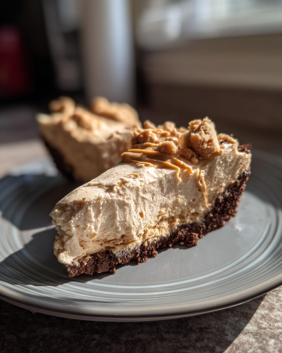 Monster Cookie Peanut Butter Cheesecake Pie - detail 1