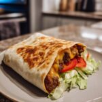 Air Fryer Cheeseburger Wraps
