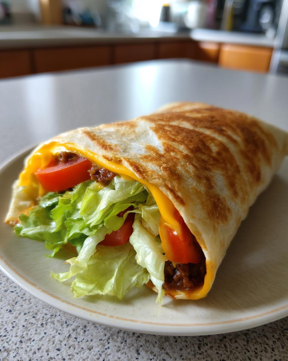 Air Fryer Cheeseburger Wraps - detail 3