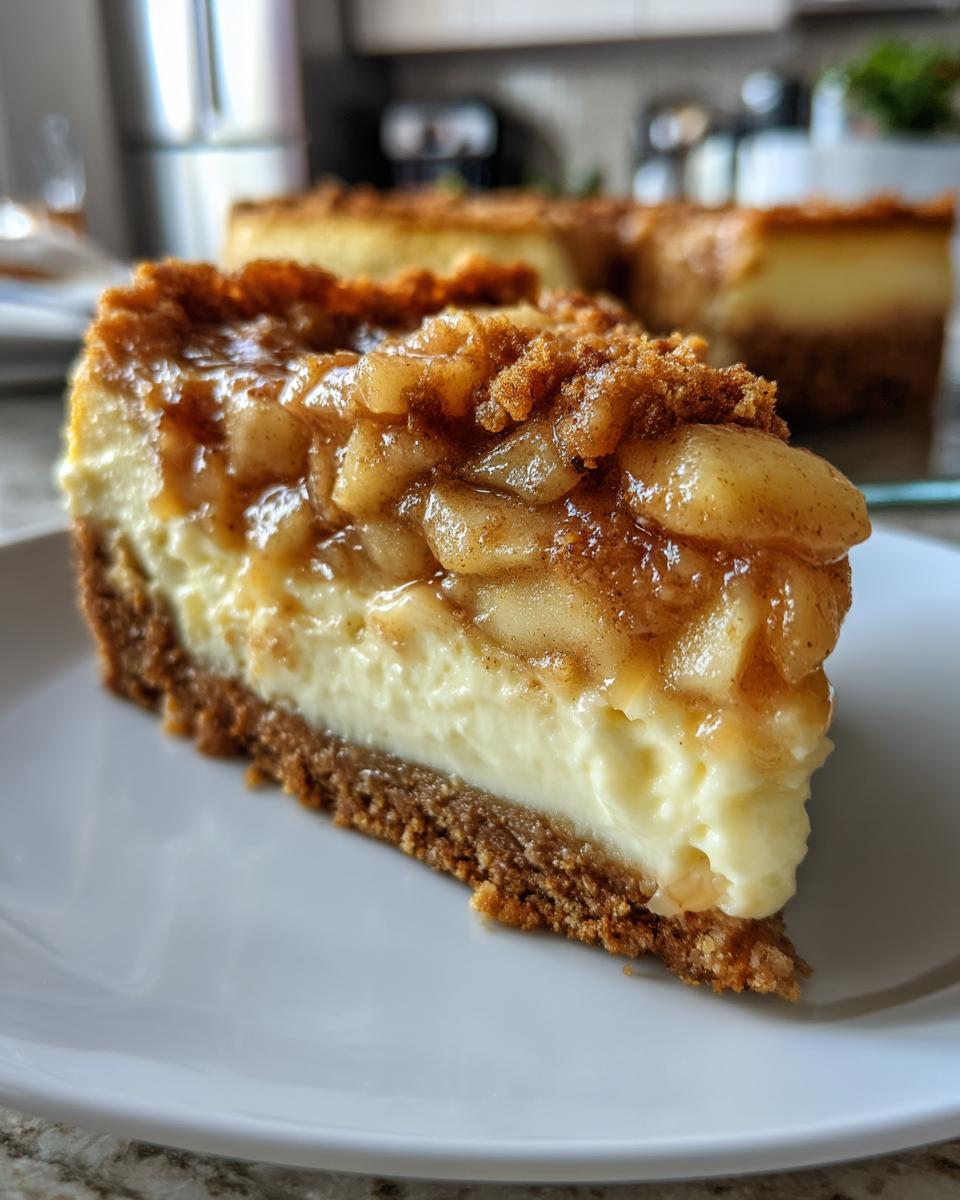 Apple Pie Cheesecake - detail 1
