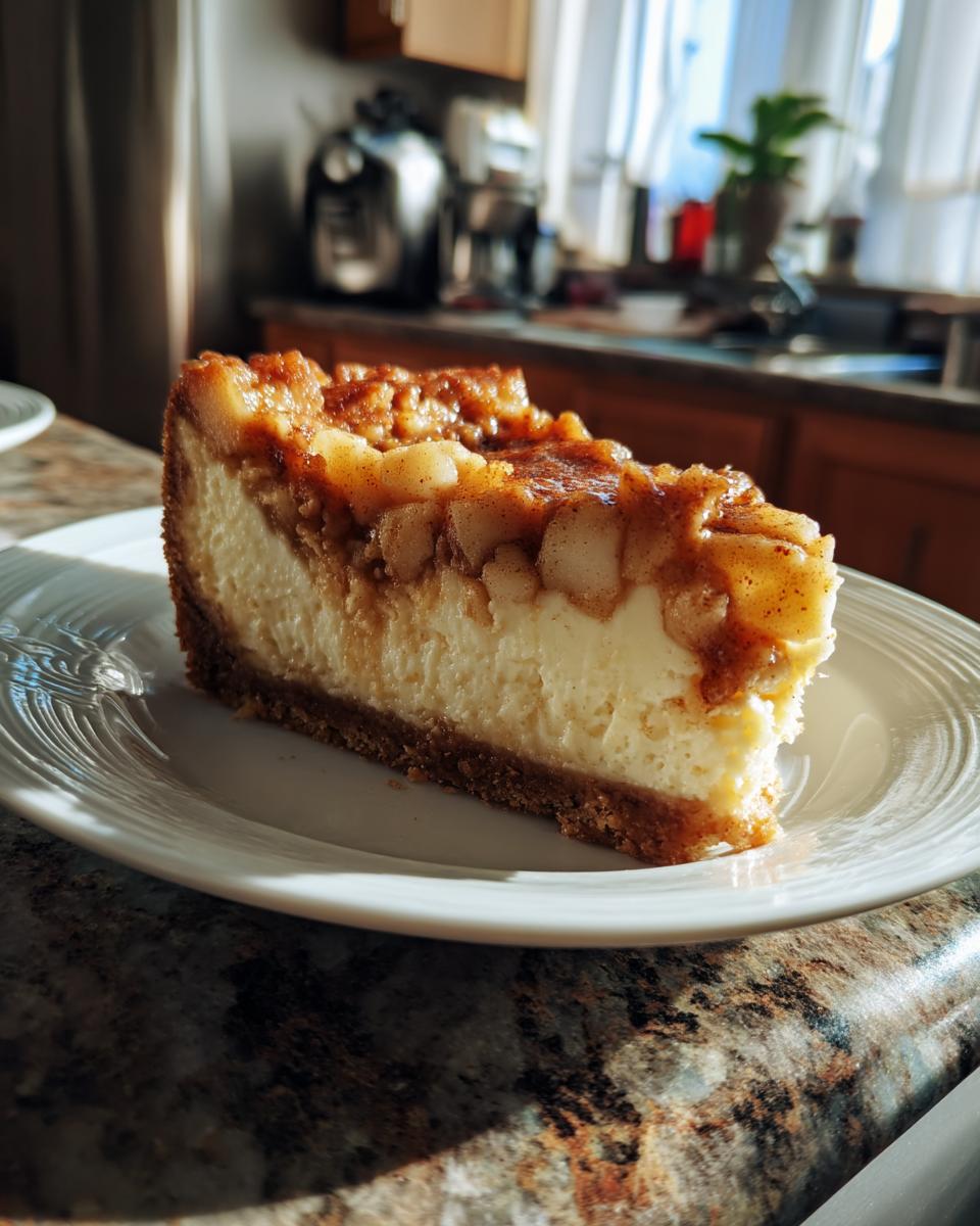 Apple Pie Cheesecake - detail 2