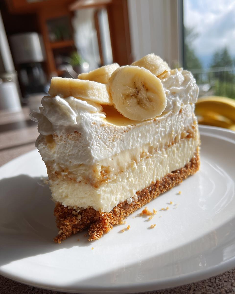 Banana Cream Cheesecake - detail 1