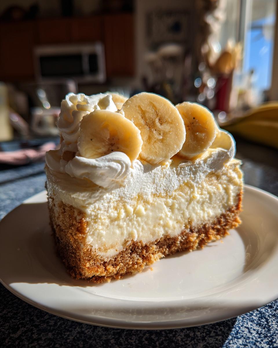 Banana Cream Cheesecake - detail 2