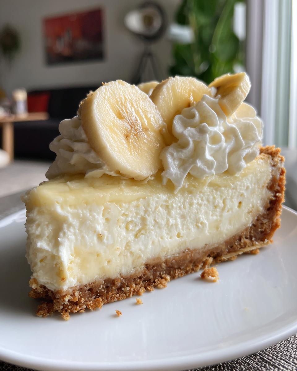 Banana Cream Cheesecake - detail 3