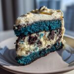 Blue Velvet Oreo Cheesecake Cake