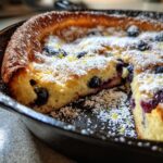Blueberry Lemon Dutch Baby Pancake