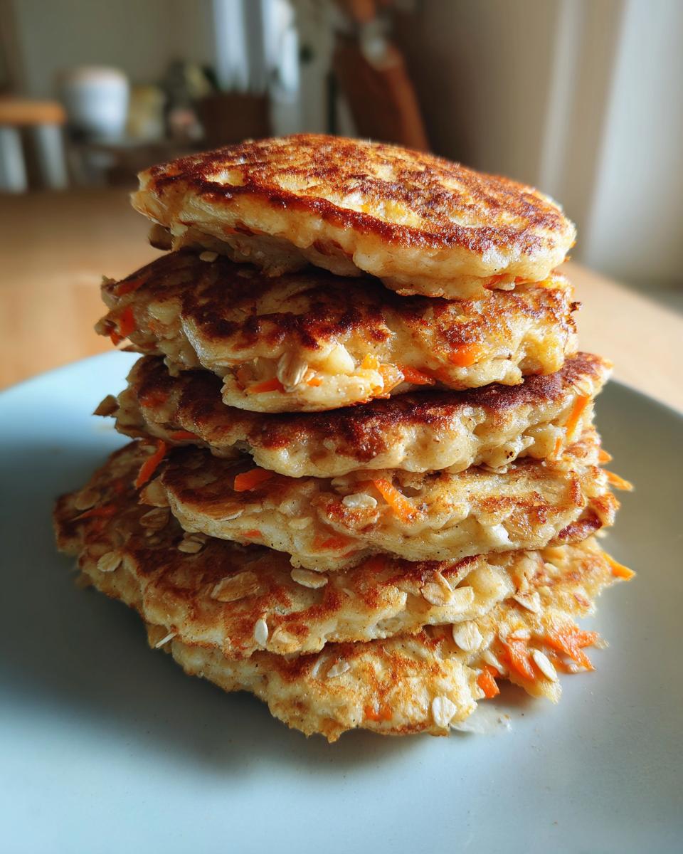 Carrot and Oat Hotcakes - detail 3