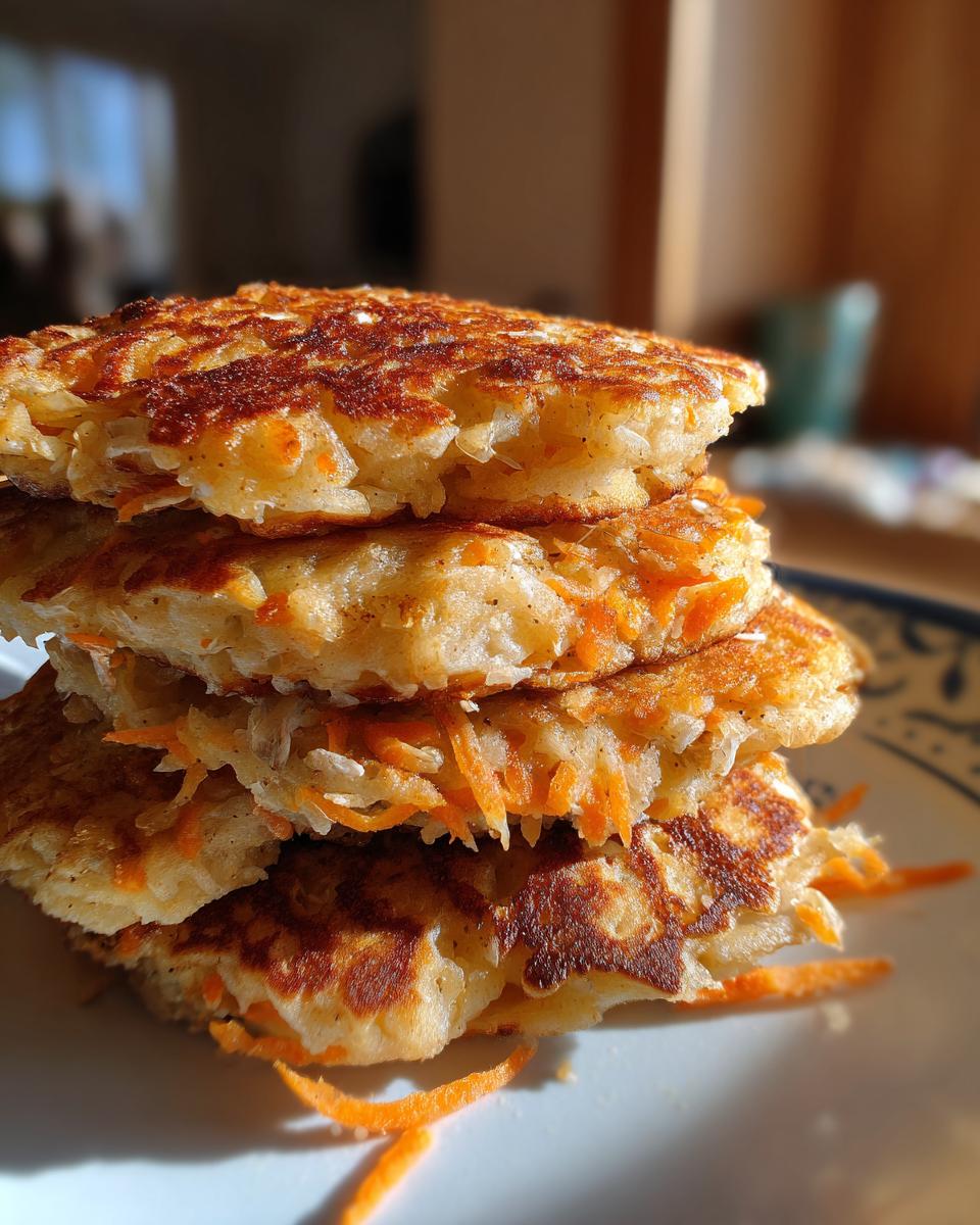 Carrot and Oat Hotcakes - detail 4