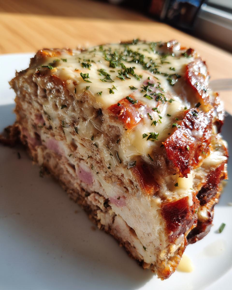 Chicken Cordon Bleu Meatloaf - detail 1