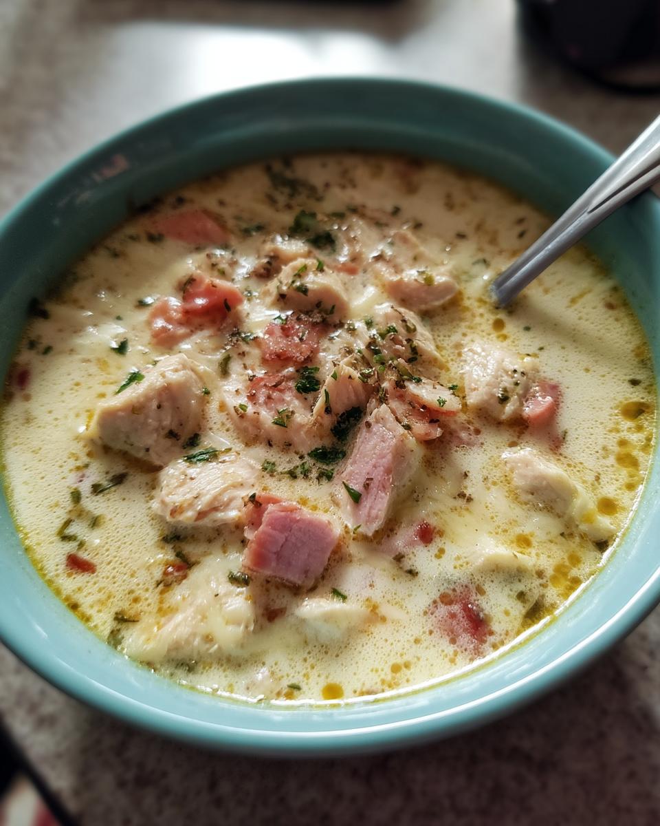 Chicken Cordon Bleu Soup - detail 2
