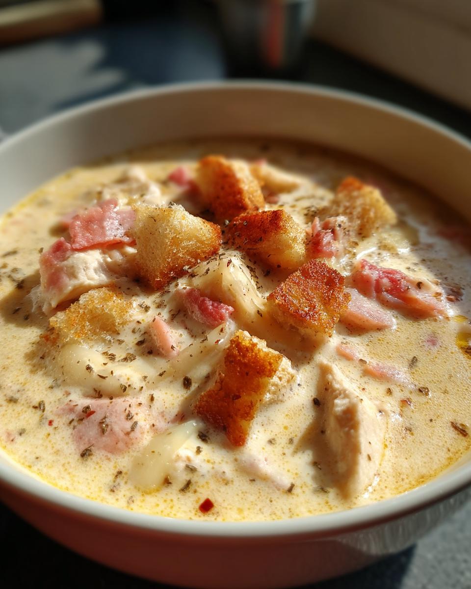 Chicken Cordon Bleu Soup - detail 3