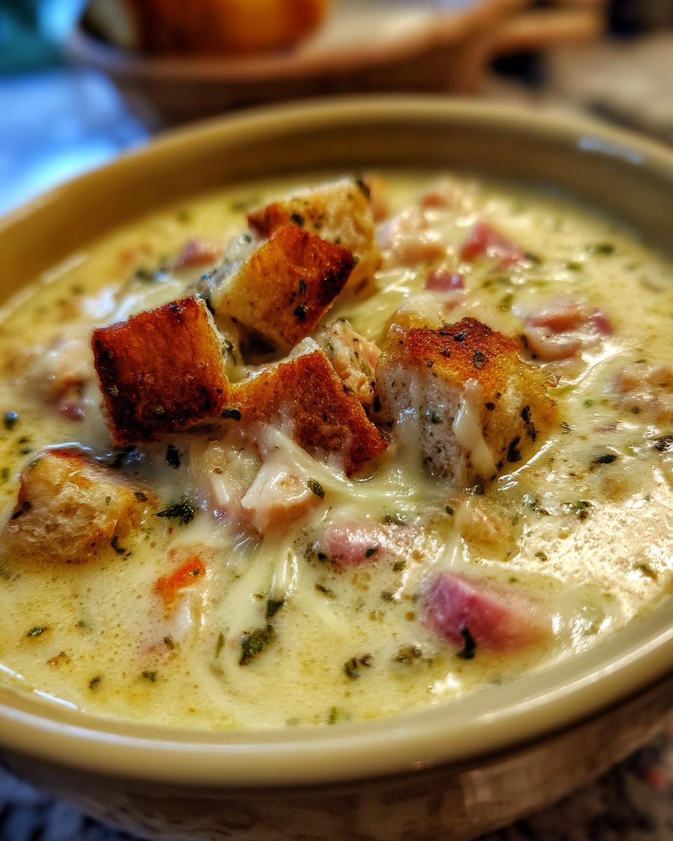 Chicken Cordon Bleu Soup - detail 4