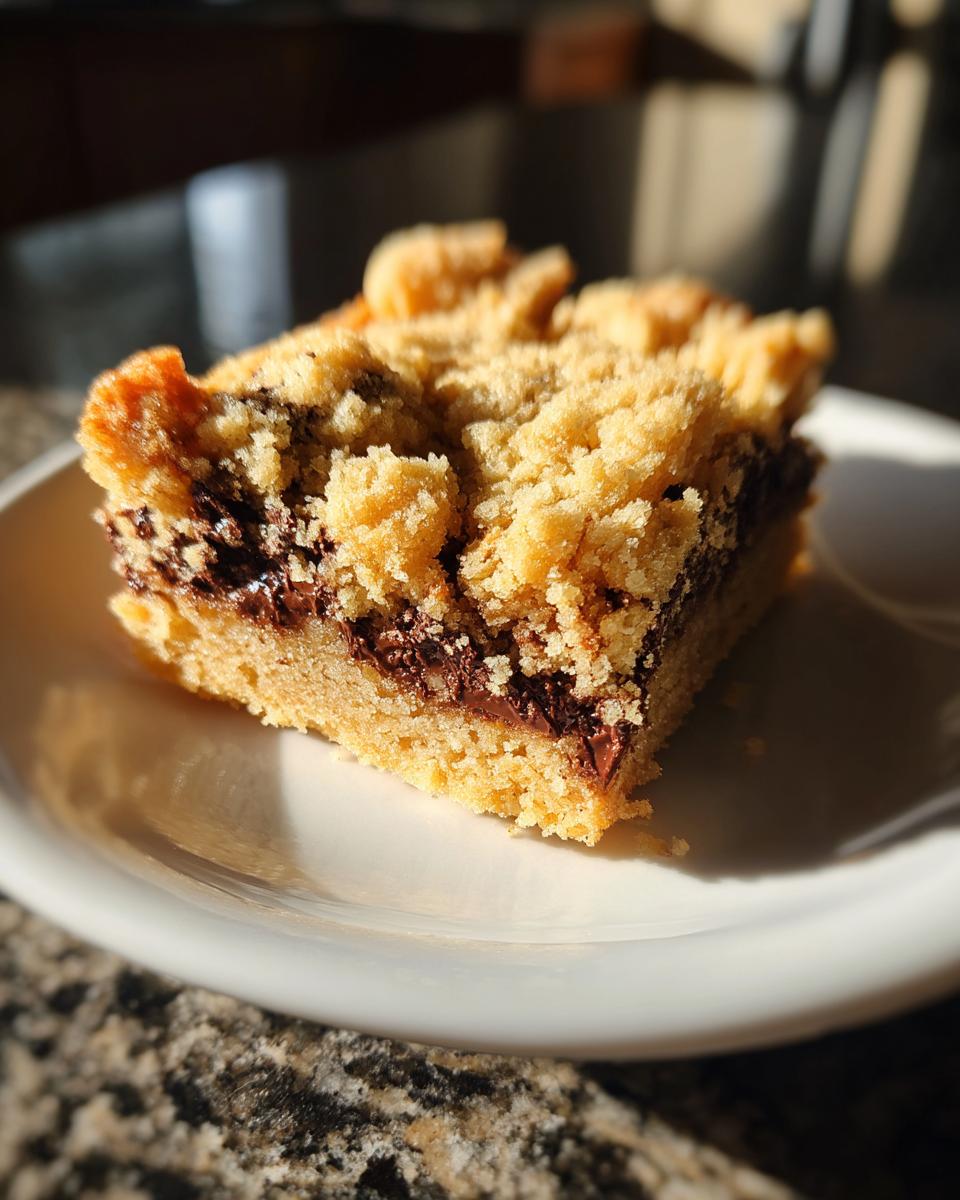 Chocolate Crumb Bars - detail 2