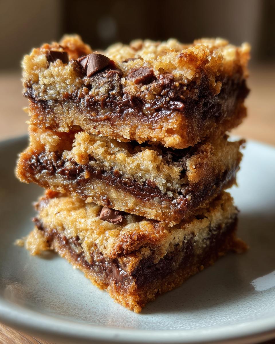 Chocolate Crumb Bars - detail 3