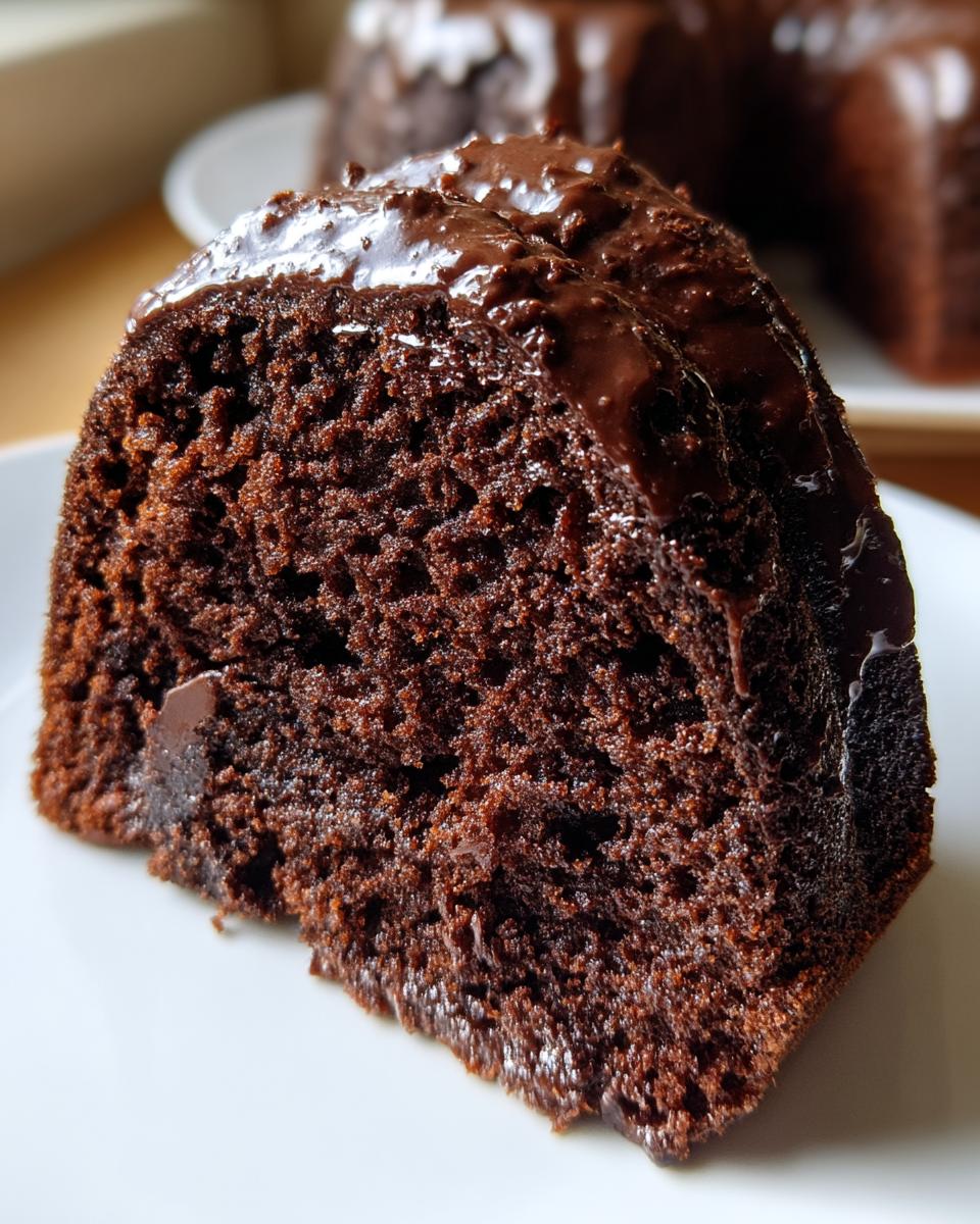 Chocolate Pudding Bundt Cake - detail 2
