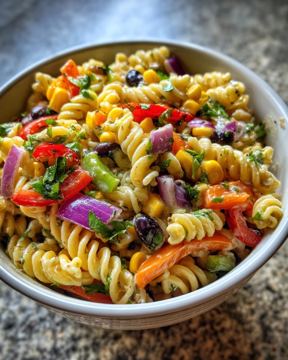 Cowboy Pasta Salad - detail 3