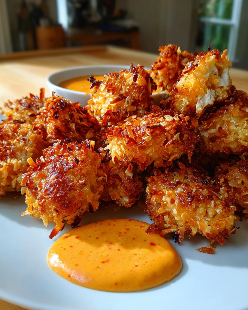 Crispy Coconut Chicken with Bang Bang Sauce - detail 1