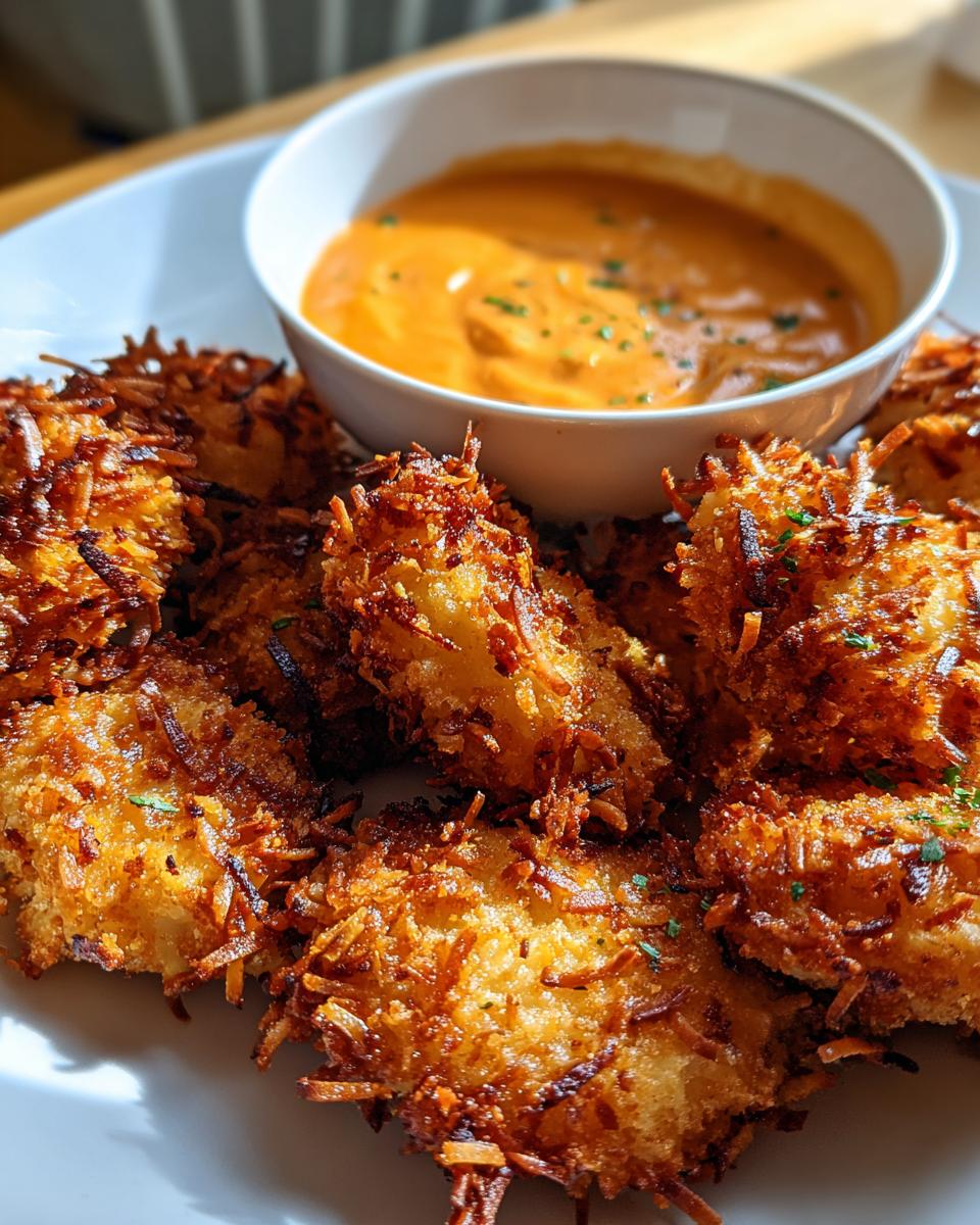 Crispy Coconut Chicken with Bang Bang Sauce - detail 3
