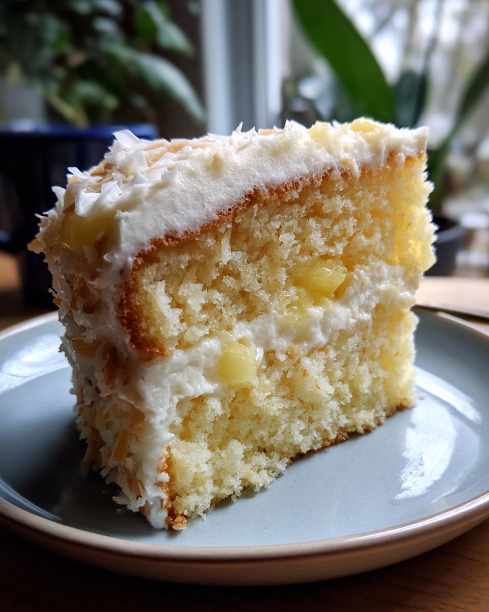 Dreamy Pineapple Coconut Cake - detail 1