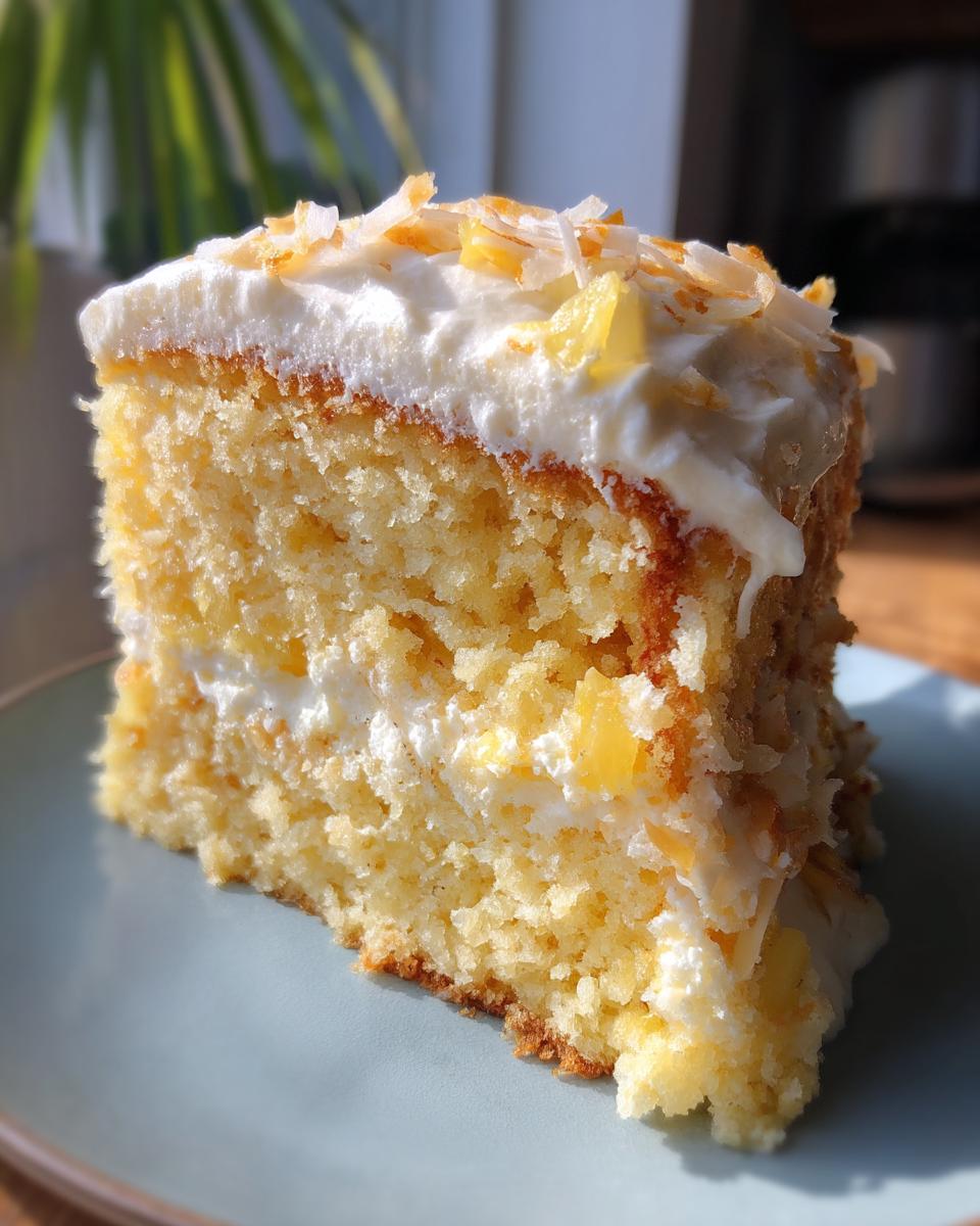 Dreamy Pineapple Coconut Cake - detail 3