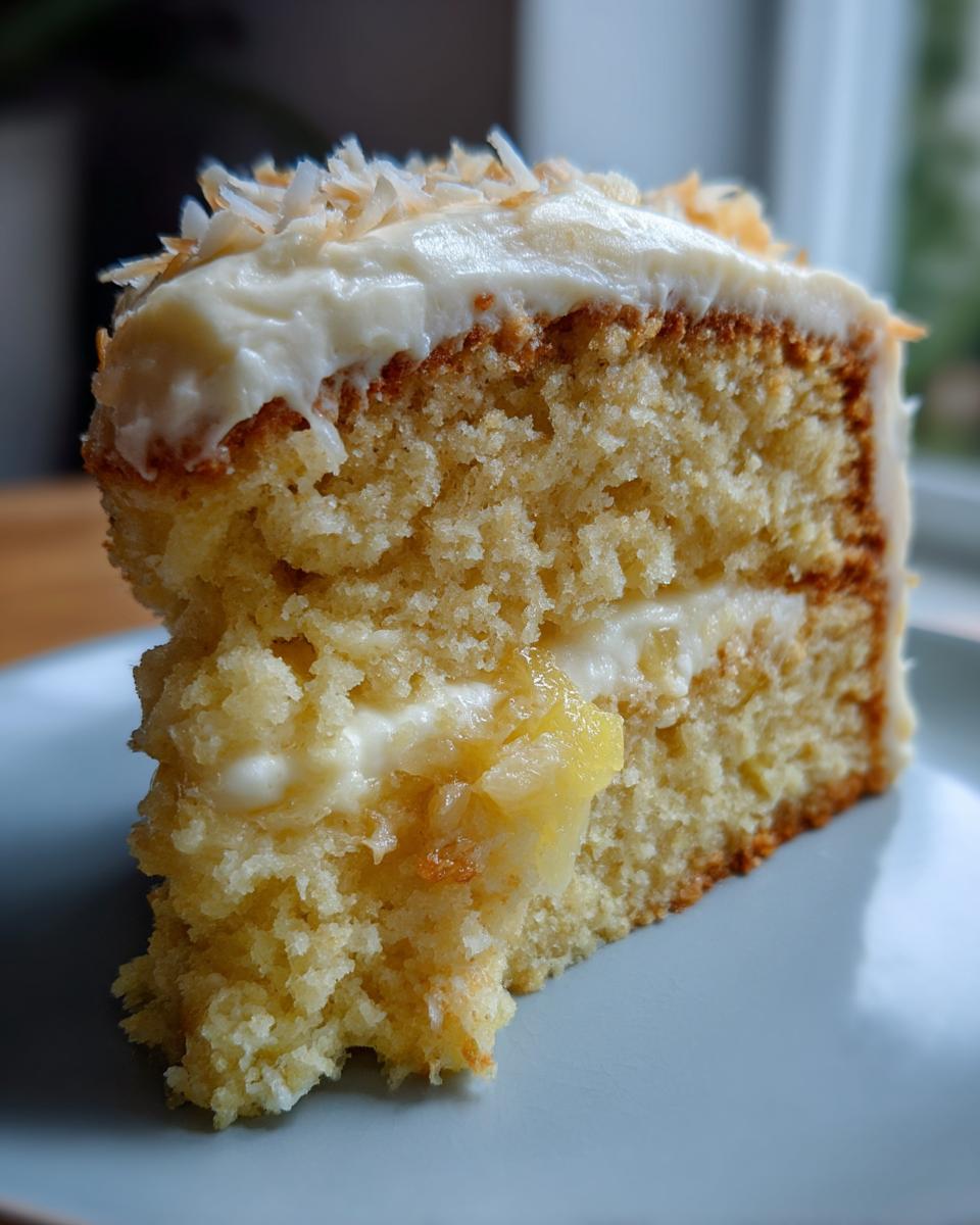Dreamy Pineapple Coconut Cake - detail 4