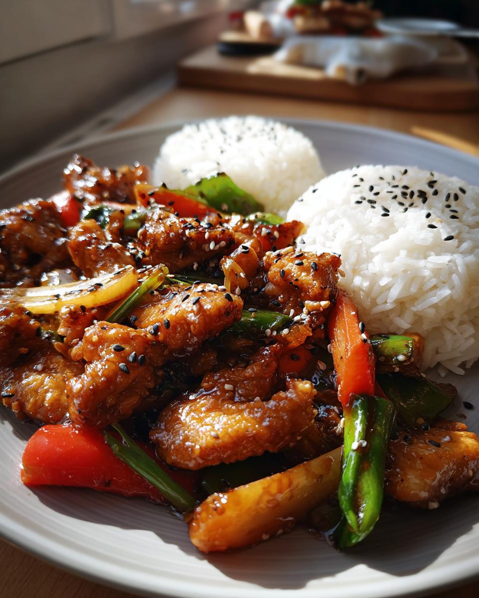 Honey Sesame Chicken Stir Fry - detail 1