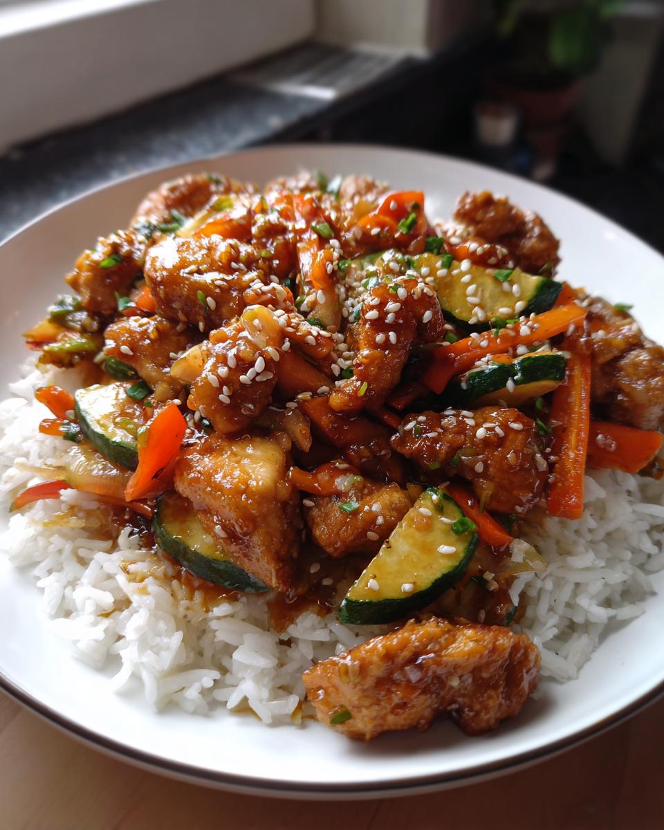 Honey Sesame Chicken Stir Fry - detail 4