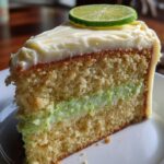 Key Lime Cake with Key Lime Cream Cheese Frosting