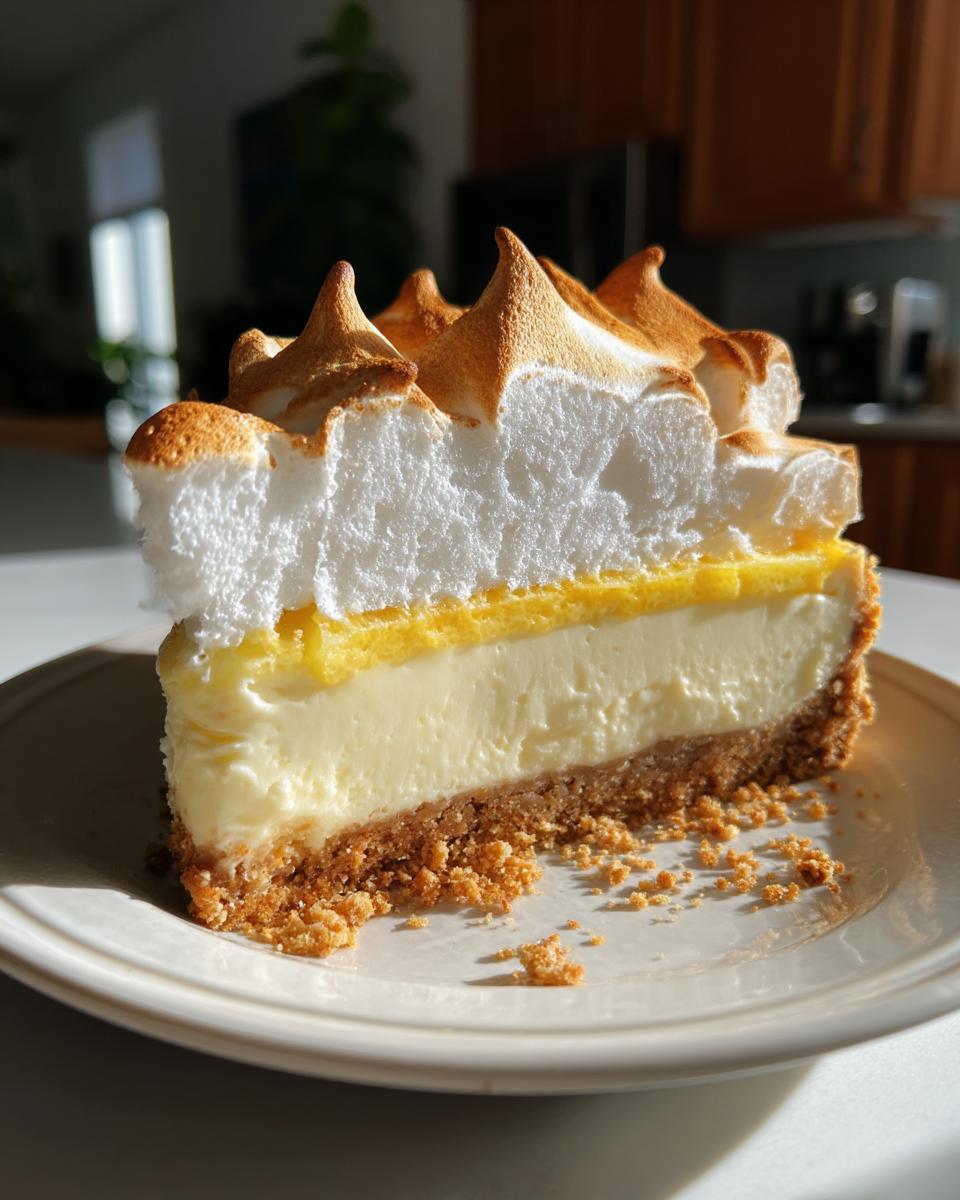 Lemon Meringue Cheesecake - detail 1