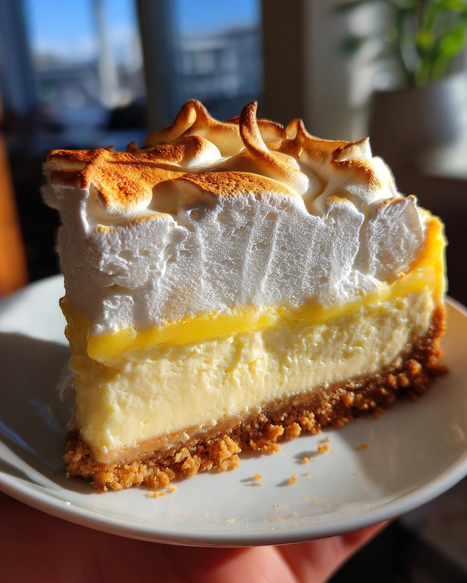 Lemon Meringue Cheesecake - detail 3
