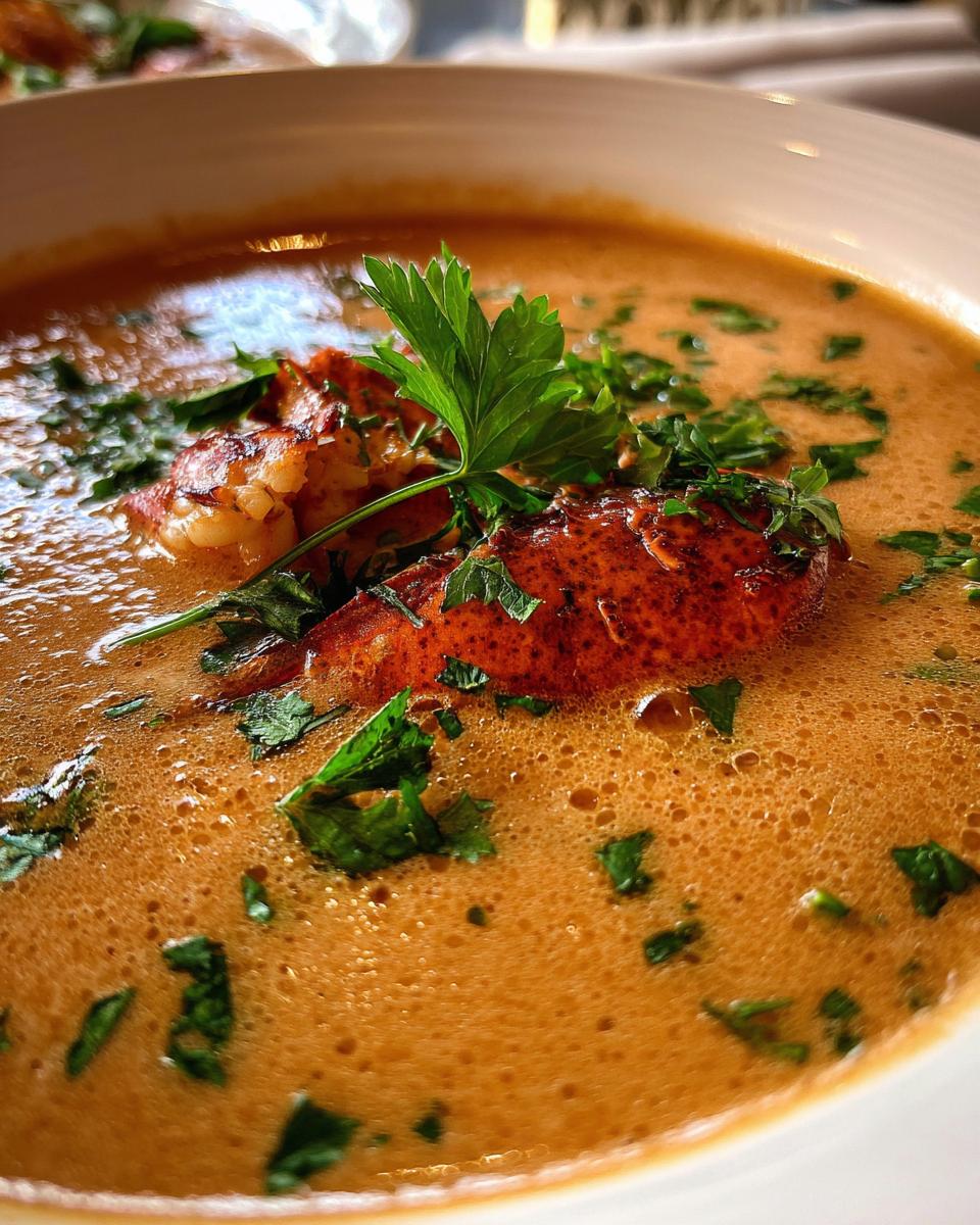 Lobster Bisque - detail 1