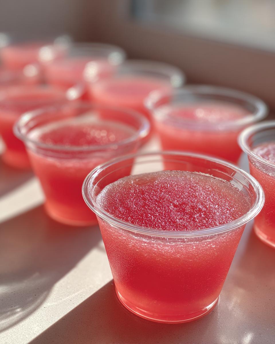 Malibu Watermelon Jello Shots - detail 2
