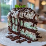 Mint Chocolate Chip Ice Cream Cake