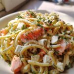 Nordic Pasta Salad with Smoked Salmon and Cream Cheese
