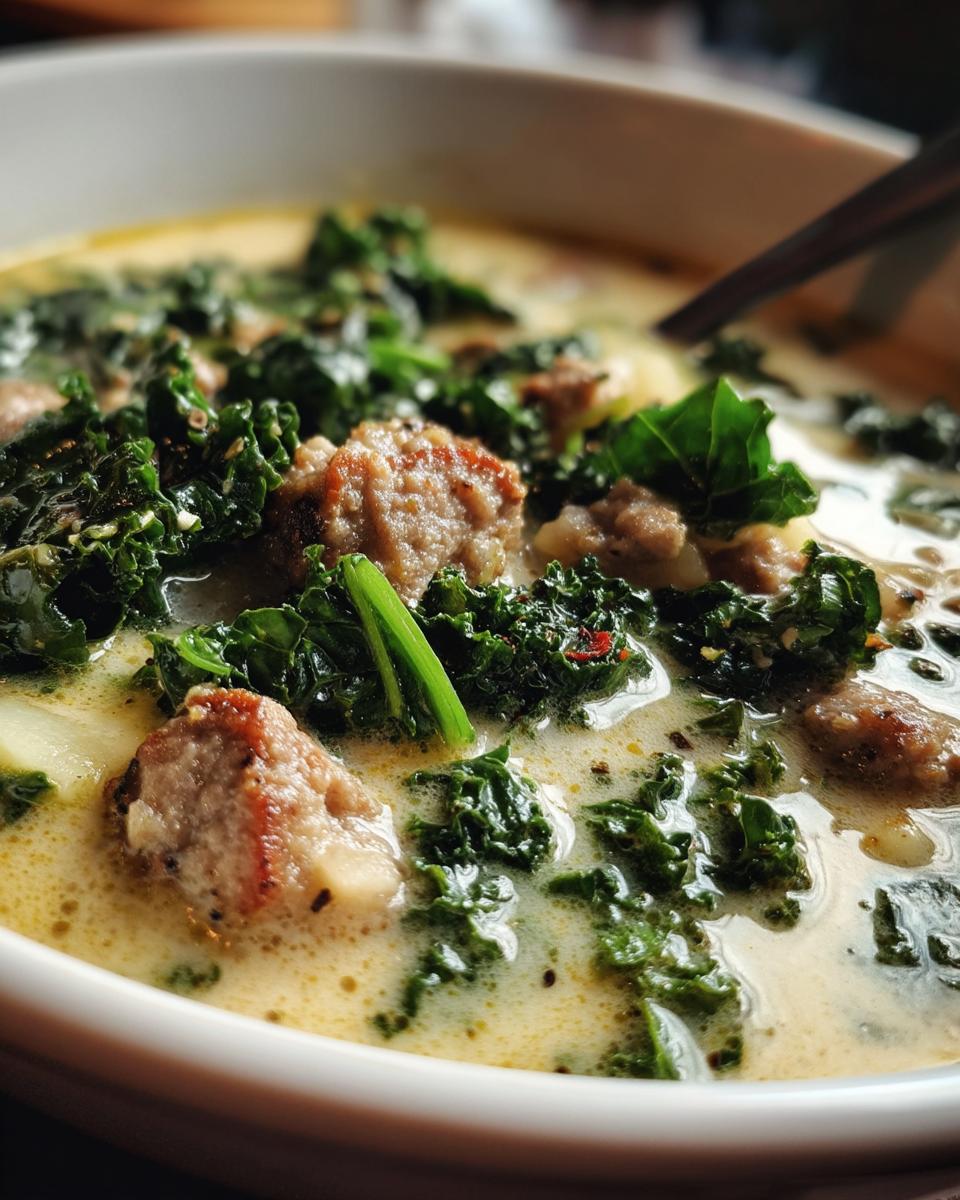Olive Garden Zuppa Toscana Soup - detail 2